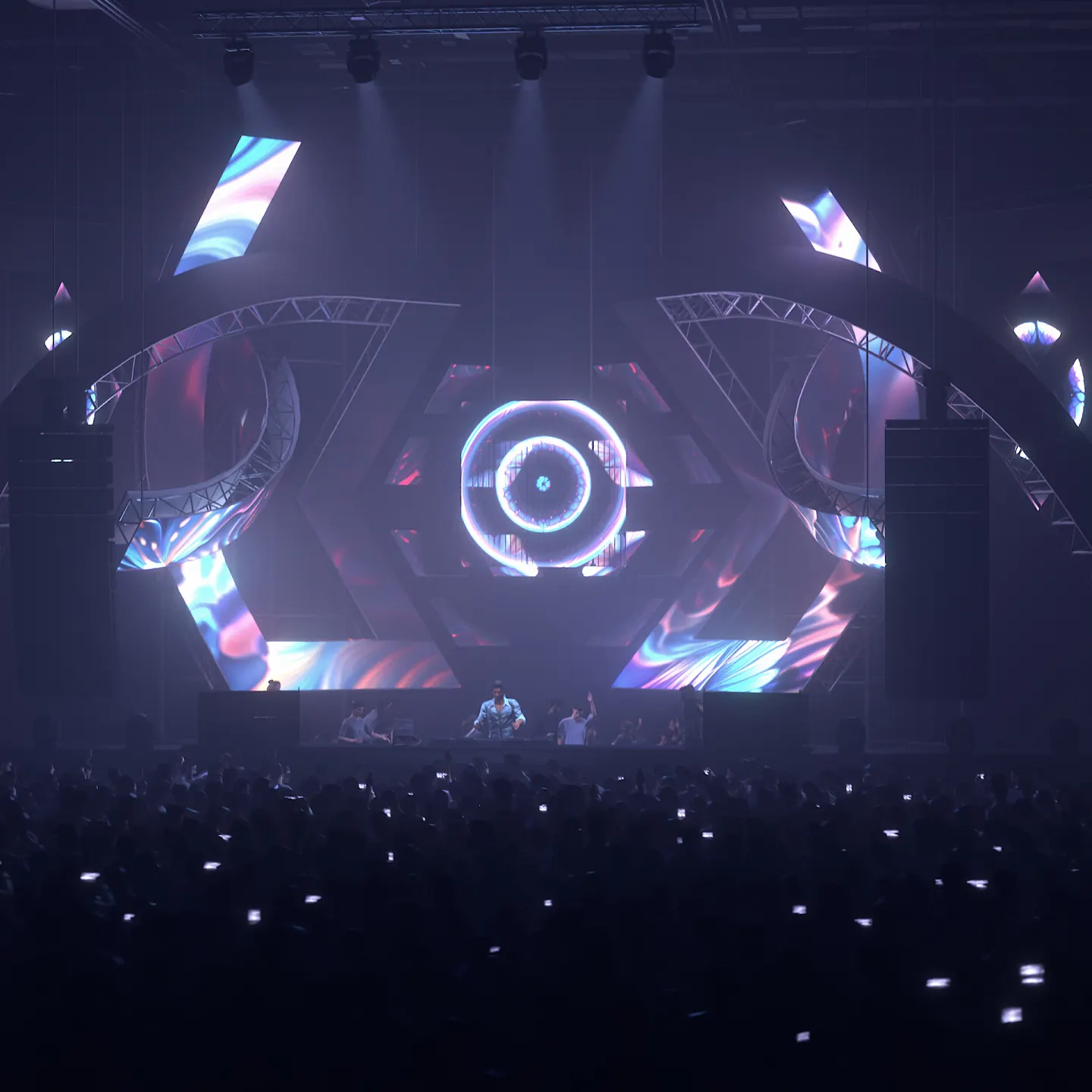 Nexum mapped stage canvas